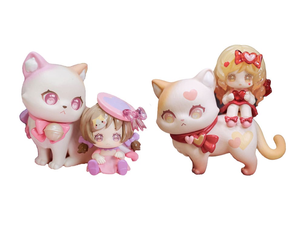 Original Character Sammelfiguren Cat Nizizi-Kitten with you 8 cm Sortiment (6)      - Versand: 7 Tage nach Bestellung