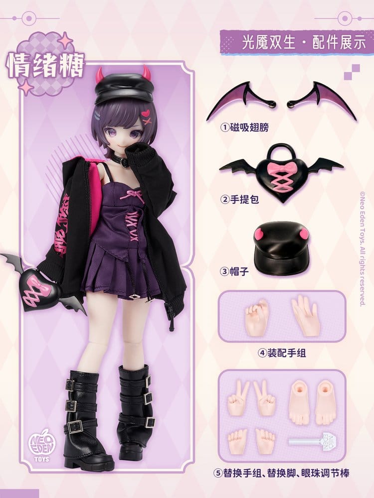 Original Character Sammelfiguren Unveiled Door Key Spirit Series BJD Doll Blind Box 22 cm Sortiment (6) - Versand: 7 Tage nach Bestellung