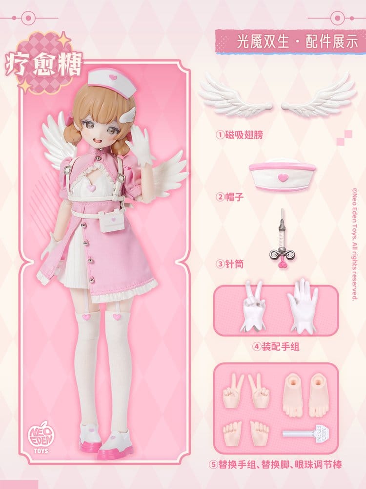 Original Character Sammelfiguren Unveiled Door Key Spirit Series BJD Doll Blind Box 22 cm Sortiment (6) - Versand: 7 Tage nach Bestellung