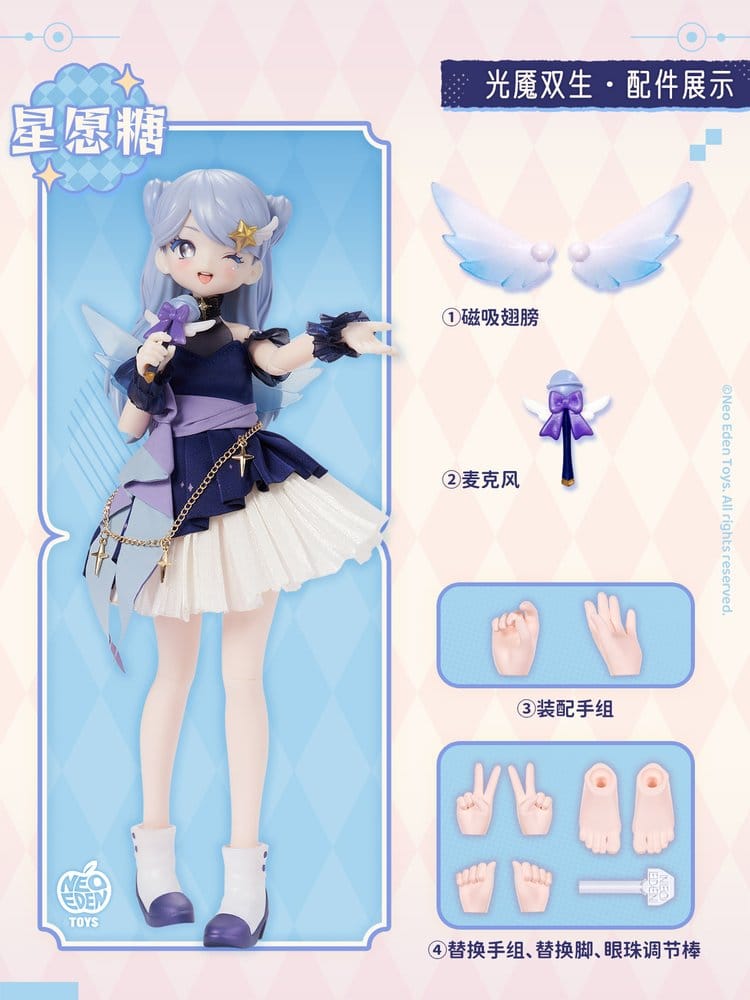 Original Character Sammelfiguren Unveiled Door Key Spirit Series BJD Doll Blind Box 22 cm Sortiment (6) - Versand: 7 Tage nach Bestellung