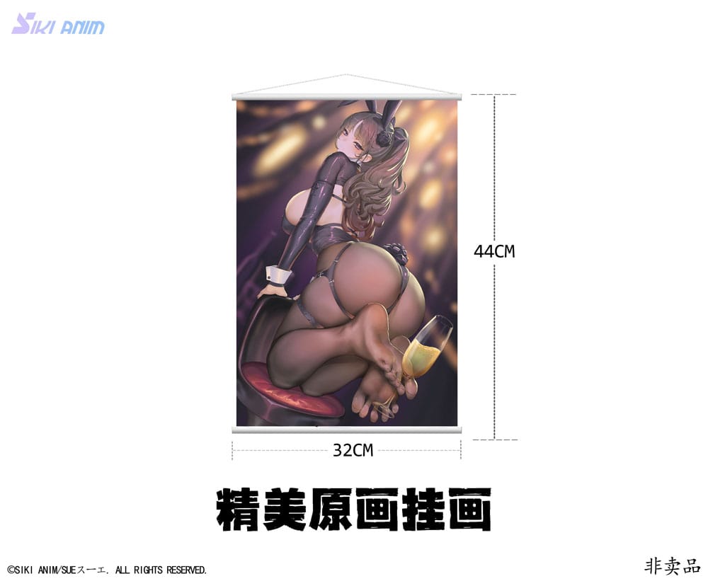 Original Character PVC Statue 1/6 Champagne and Bunny Girl Rose Bare Feet Ver. 31 cm  - Preorder - ETA: 25.08.2026