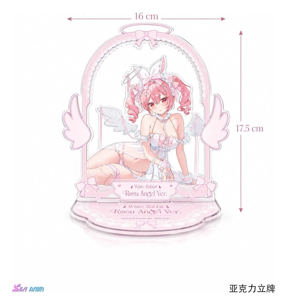 Original Character PVC Figur 1/4 White Rabbit Rosu Angel Ver. Illustrated by Rosuuri Bonus Edition 23 cm - Preorder - ETA: 24.09.2027