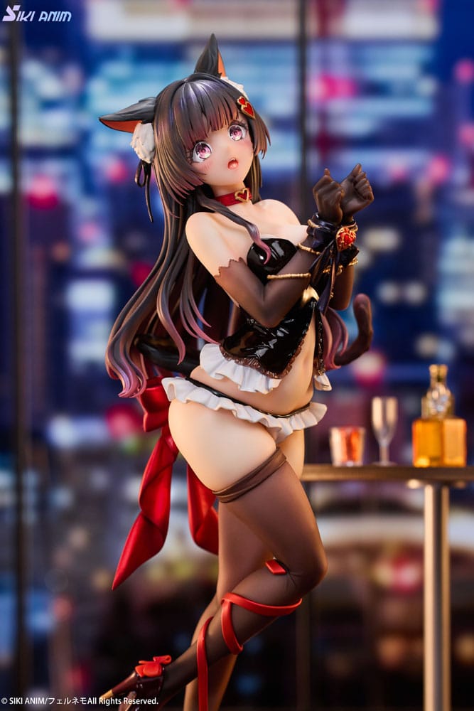 Original Character PVC Statue 1/7 Shibarare Cat Ruhuna-chan Deluxe Edition 26 cm - Versand: 5-7 Tage nach Bestellung