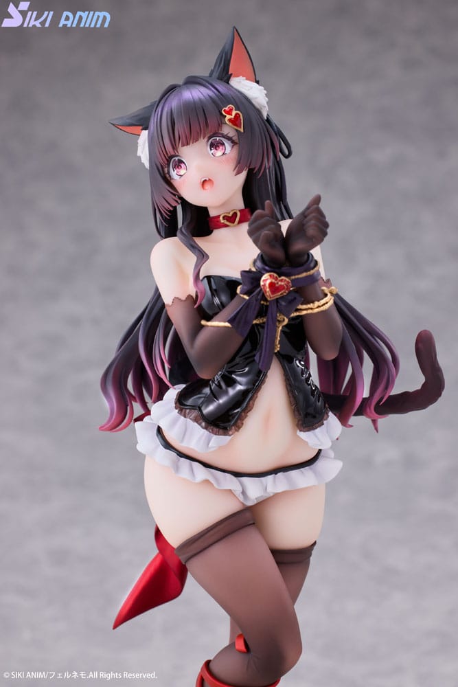 Original Character PVC Statue 1/7 Shibarare Cat Ruhuna-chan Deluxe Edition 26 cm - Versand: 5-7 Tage nach Bestellung