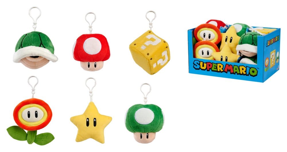 Super Mario Schlüsselanhänger Display (12) - Preorder - ETA: 25.11.2026