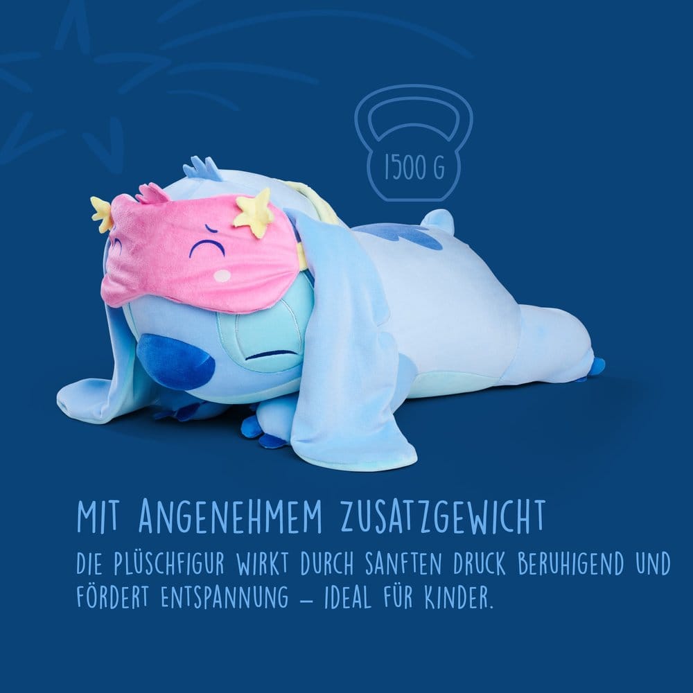 Disney Snuglets Wellbeing Heavy Plüschfigur Stitch 40 cm - Preorder - ETA: 23.10.2026