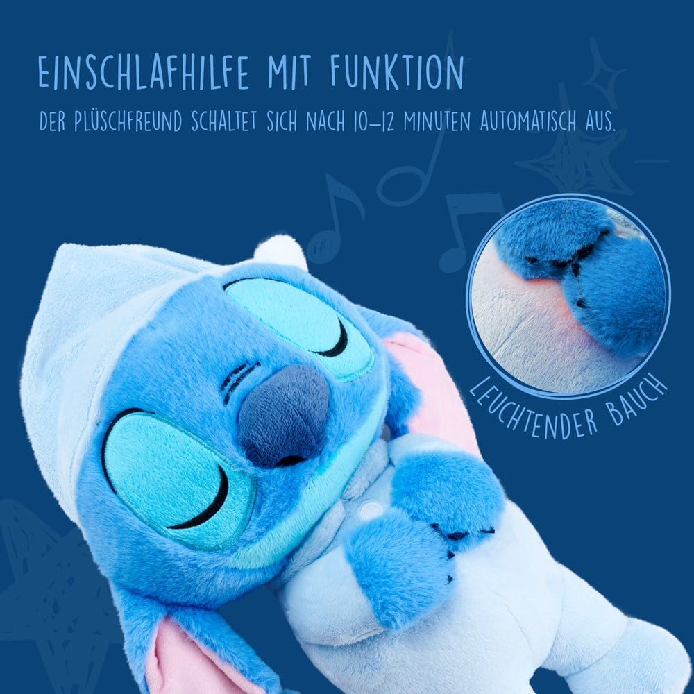 Disney Plüschfigur mit Sound Sleeping Stitch 31 cm - Preorder - ETA: 23.10.2026