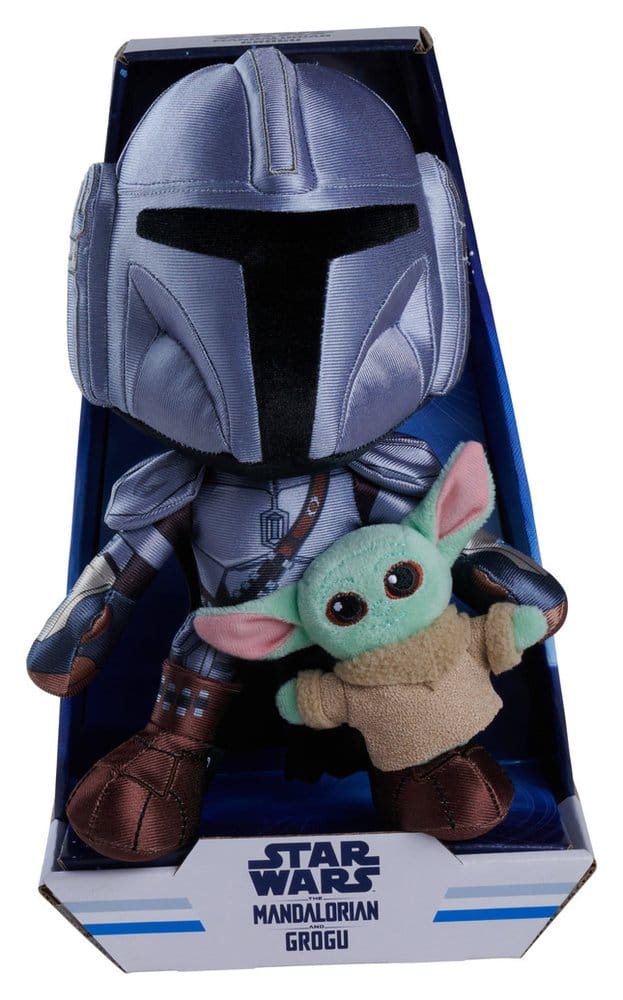 Star Wars Mandalorian Plüschfigur Mandalorian & Mini Grogu 25 cm - Preorder - ETA: 14.08.2026
