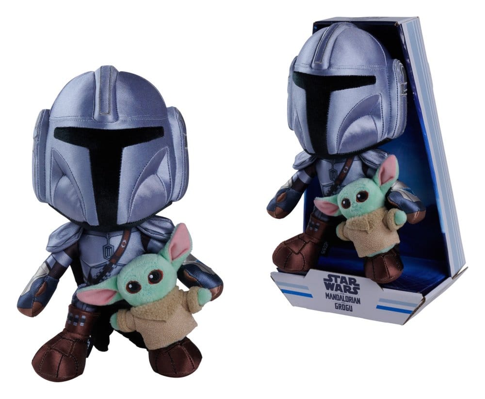 Star Wars Mandalorian Plüschfigur Mandalorian & Mini Grogu 25 cm - Preorder - ETA: 14.08.2026