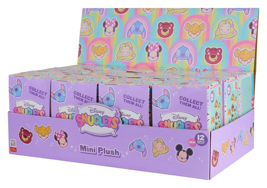 Disney Snuglets Plüschfiguren Blind Box Display (12) - Preorder - ETA: 08.09.2026
