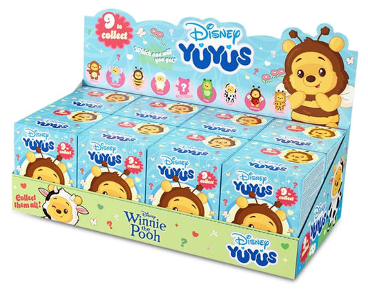 Disney YuYus Schlüsselanhänger Winnie Puuh 12 cm Blindbox Display (8)  - Versand: 7 Tage nach Bestellung