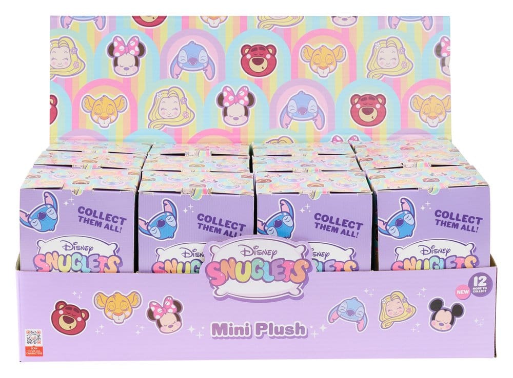 Disney Snuglets Plüschfigur Wave 2 Blindbox Display (12) - Preorder - ETA: 25.02.2027