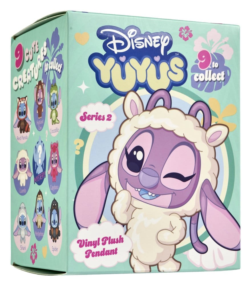 Disney YuYus Plüsch Schlüsselanhänger Wave 2 Stitch & Angel 13 cm Blindbox Display (8) - Preorder - ETA: 26.10.2026