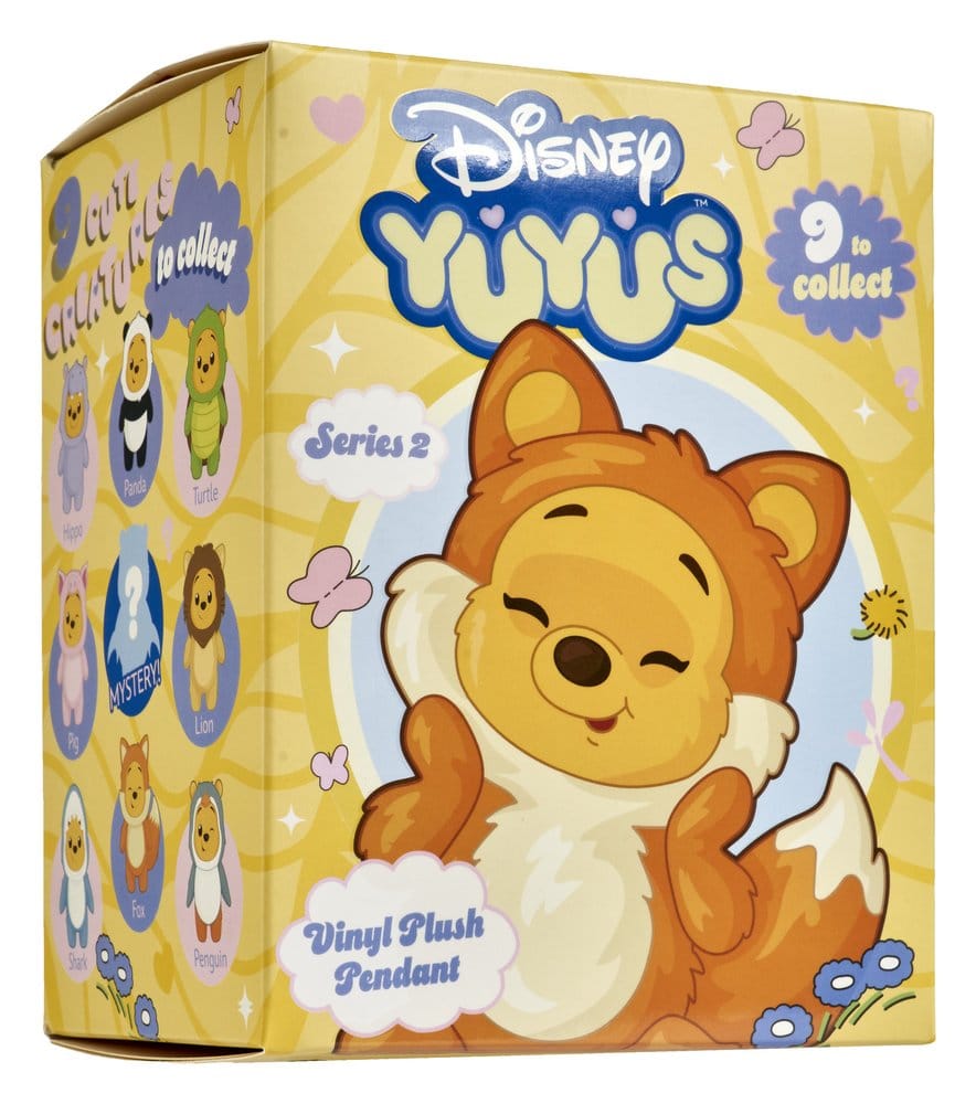 Disney YuYus Plüsch Schlüsselanhänger Wave 2 Winnie the Pooh 13 cm Blindbox Display (8) - Preorder - ETA: 26.10.2026
