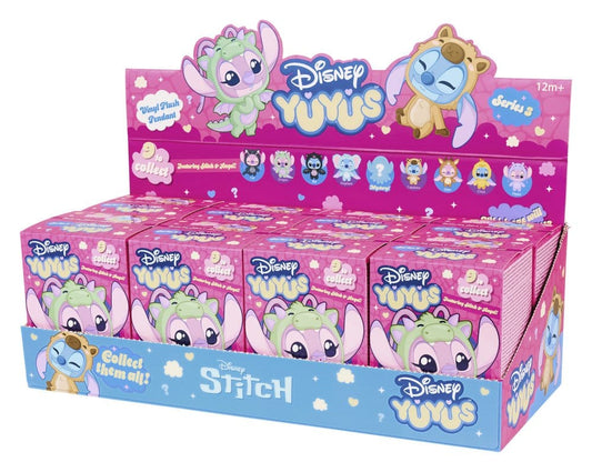 Disney YUYUS Plüschfigur Stitch & Angel Blindbox Display (8) - Preorder - ETA: 25.02.2027