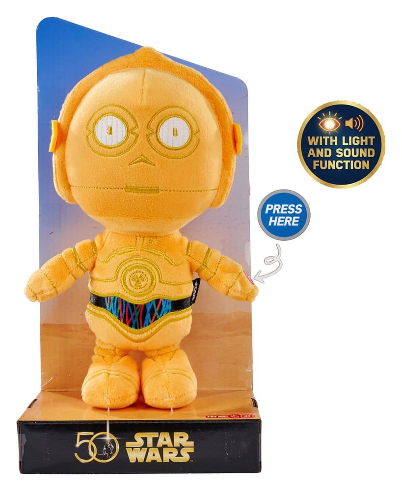 Star Wars 50th Plüschfigur C-3PO 25 cm - Preorder - ETA: 25.03.2027