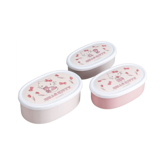 Hello Kitty Lunch Box 3 er Set Kitty-chan - Preorder - ETA: 09.10.2025