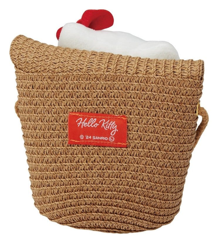 Sanrio Schultertasche Hello Kitty Straw - Preorder - ETA: 28.12.2026