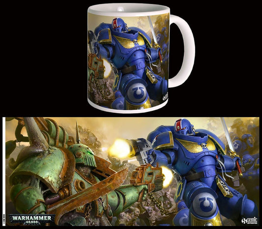 Warhammer 40K Tasse Ultramarines VS Nurgle  - Versand: 5-7 Tage nach Bestellung