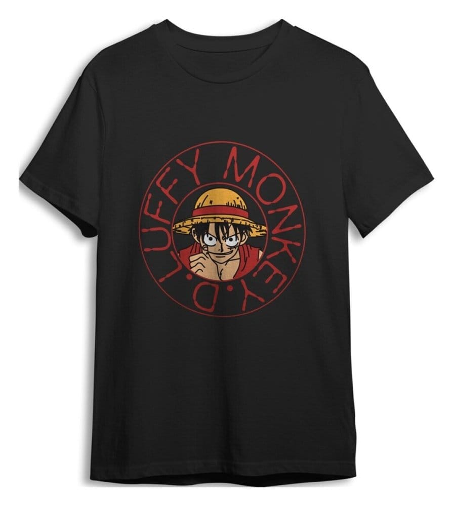 One Piece T-Shirt Monkey D. Ruffy Schwarz Größe XXL - Preorder - ETA: 25.08.2026