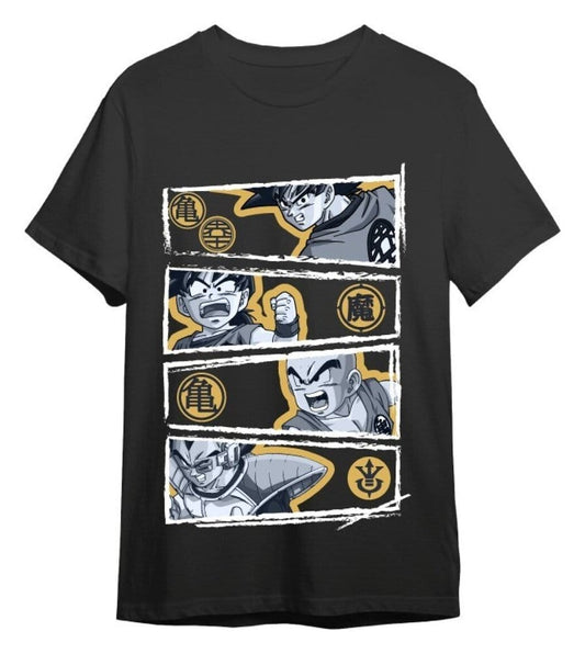 Dragon Ball Z T-Shirt Vegeta Schwarz Größe M - Versand: 7 Tage nach Bestellung