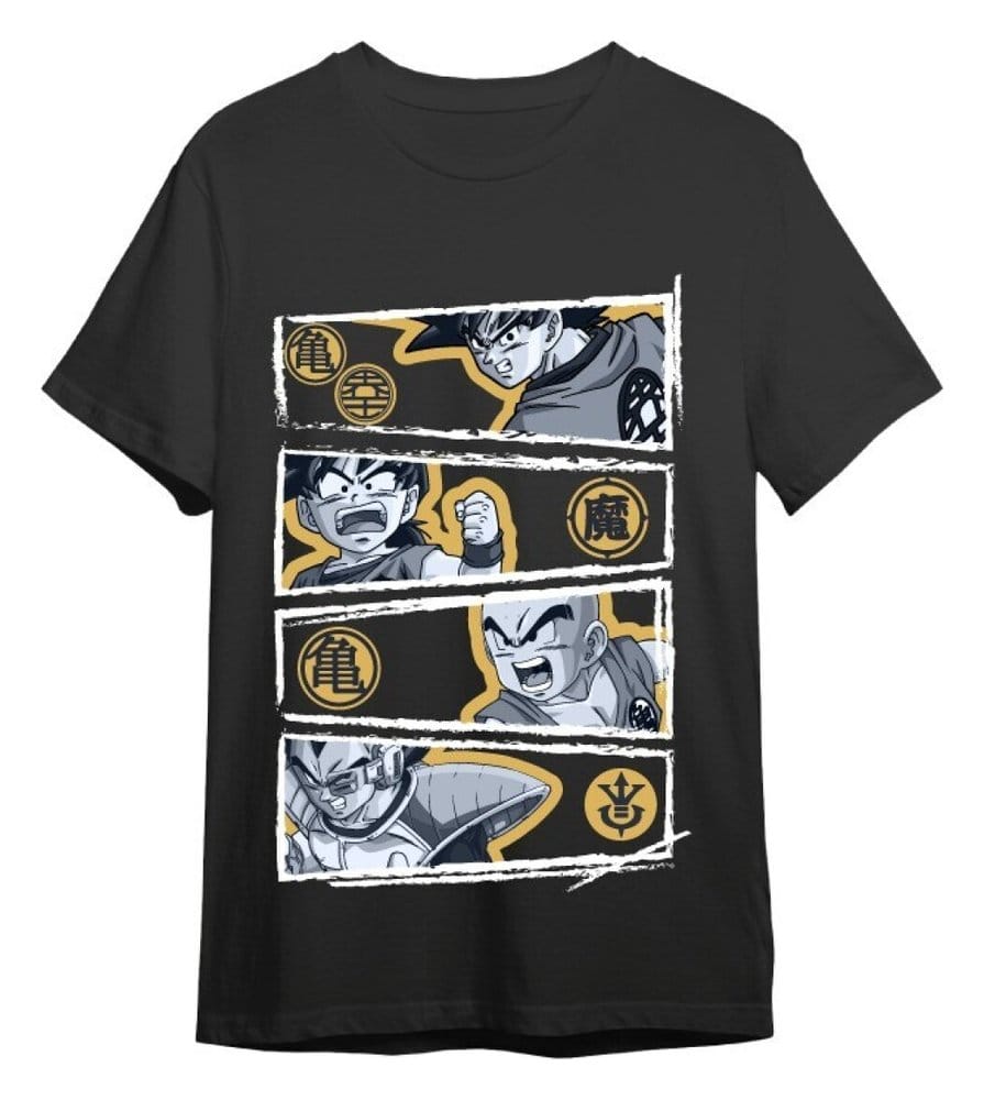 Dragon Ball Z T-Shirt Vegeta Schwarz Größe S - Versand: 7 Tage nach Bestellung