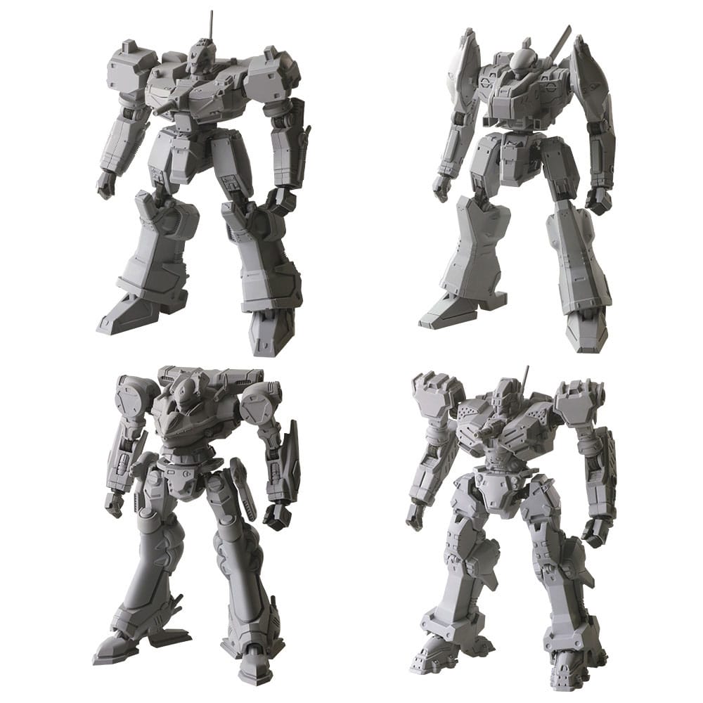 Armored Core Structure Arts Plastic Model Kits 4er-Pack Series 1      - Versand: 7 Tage nach Bestellung