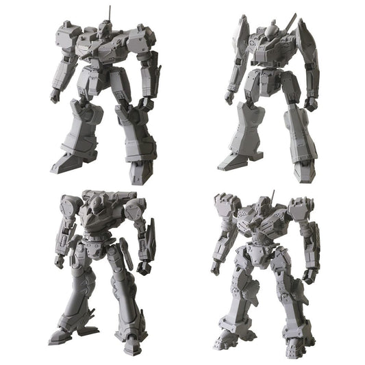 Armored Core Structure Arts Plastic Model Kits 4er-Pack Series 1      - Versand: 7 Tage nach Bestellung