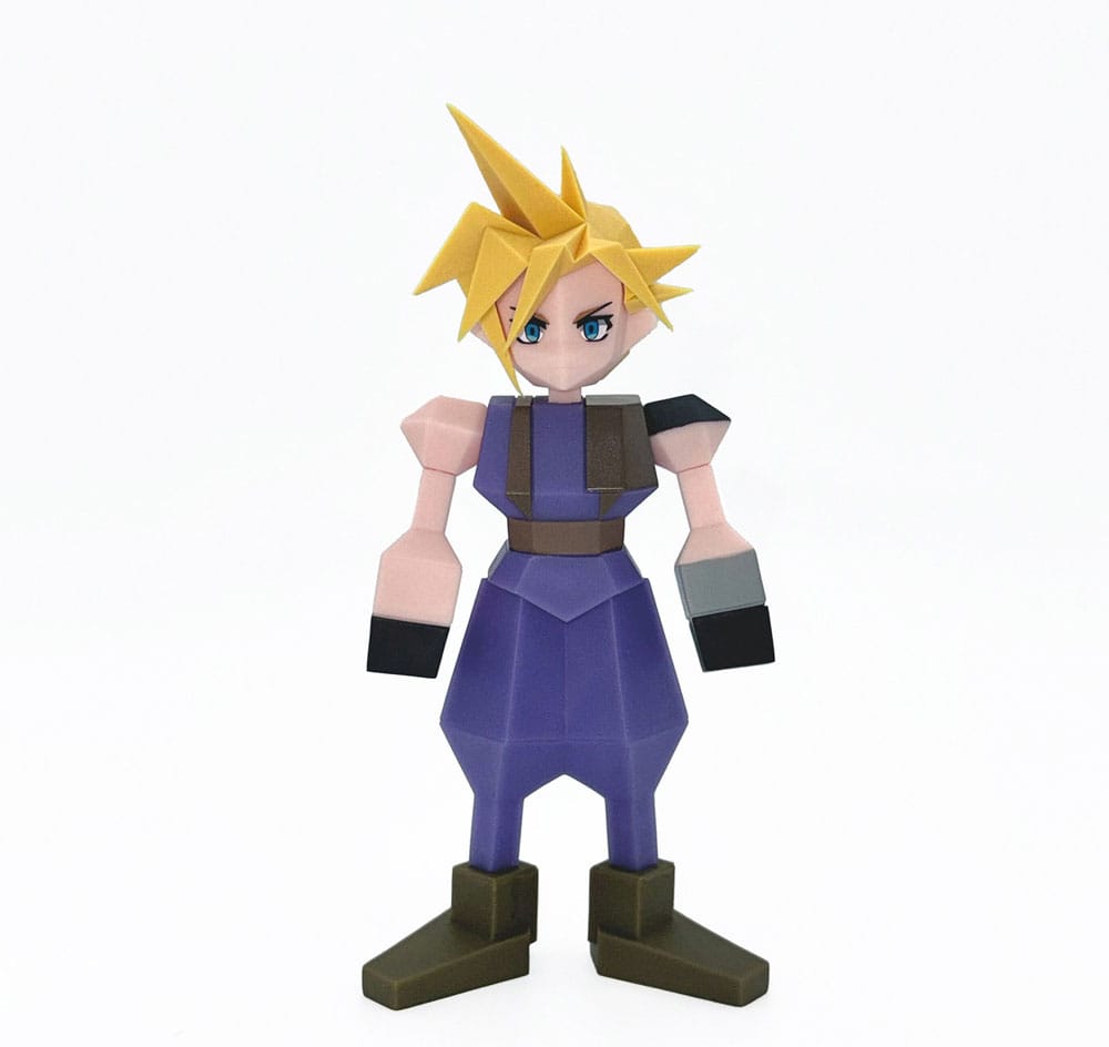 Final Fantasy VII Polygon Vinyl Figur Cloud Strife 15 cm            - Preorder - ETA: 18.02.2026