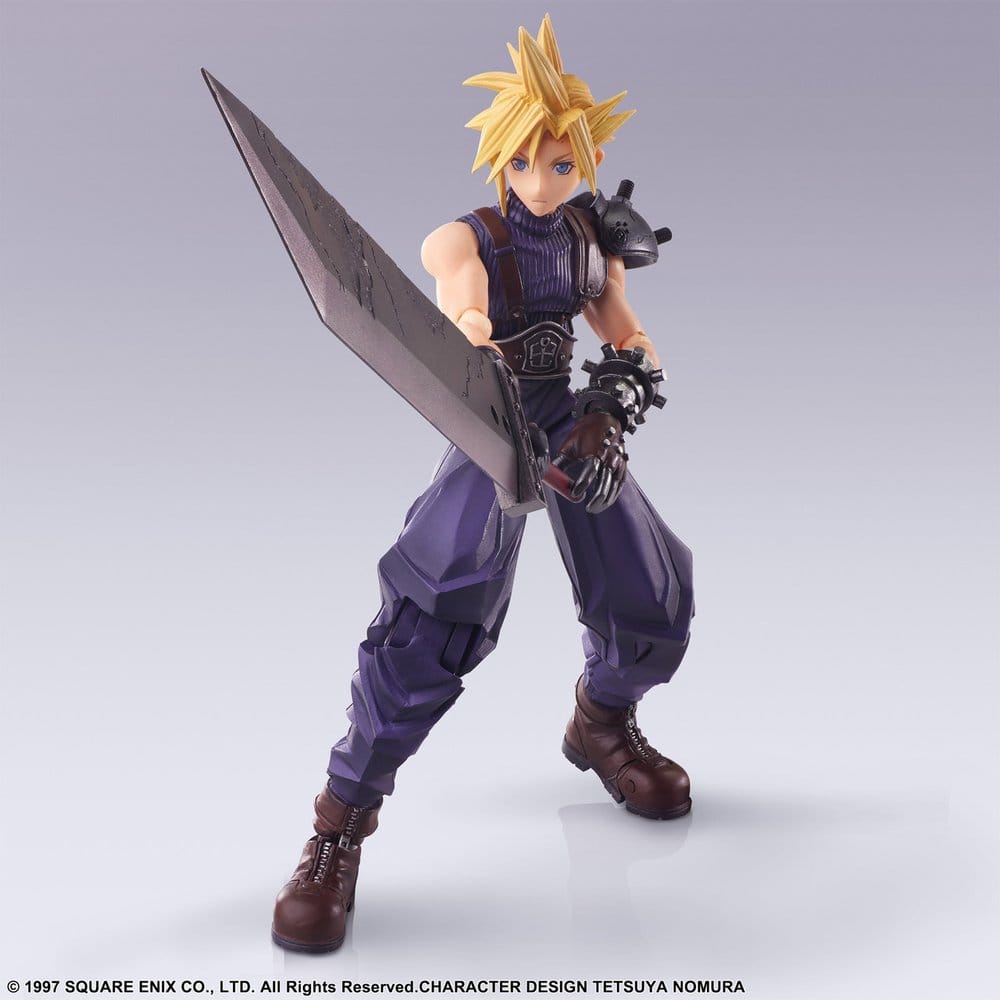 Final Fantasy VII Bring Arts Actionfigur Cloud Strife Digital Plus Edition 15 cm - Preorder - ETA: 24.09.2026