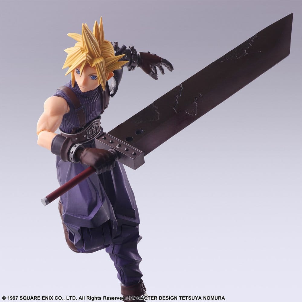 Final Fantasy VII Bring Arts Actionfigur Cloud Strife Digital Plus Edition 15 cm - Preorder - ETA: 24.09.2026