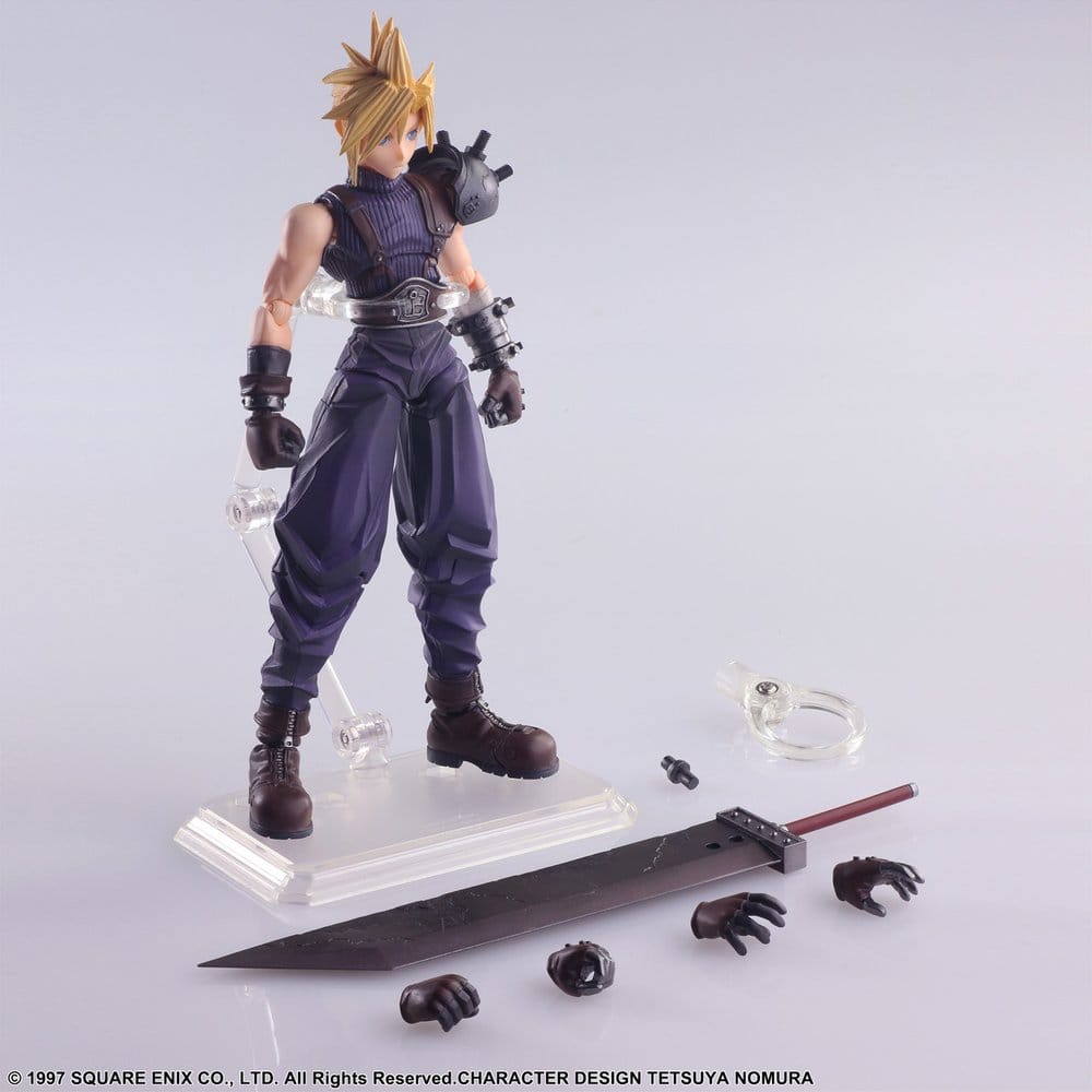 Final Fantasy VII Bring Arts Actionfigur Cloud Strife Digital Plus Edition 15 cm - Preorder - ETA: 24.09.2026