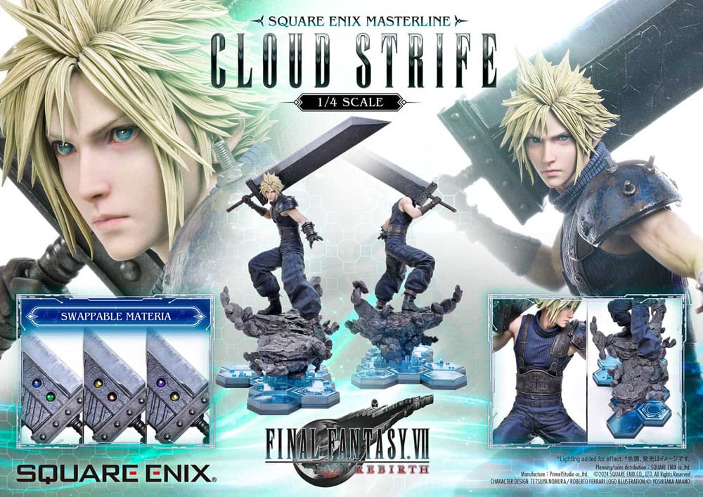 Final Fantasy VII Rebirth Masterline Statue 1/4 Cloud Strife 68 cm  - Preorder - ETA: 31.10.2026