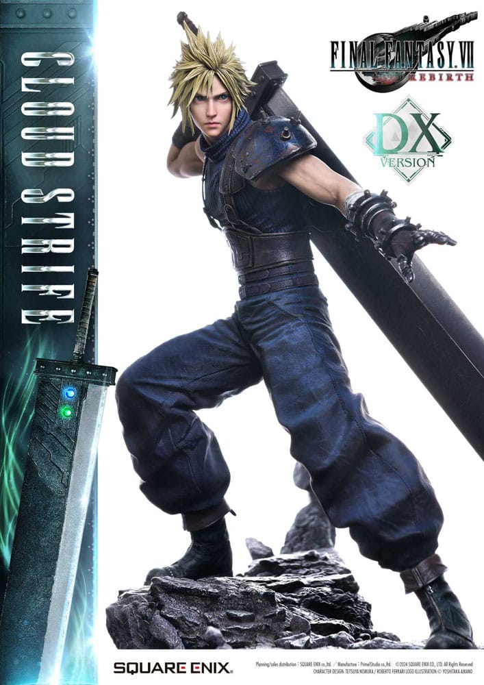 Final Fantasy VII Rebirth Masterline Statue 1/4 Cloud Strife Deluxe Ver. 68 cm   - Versand: 7 Tage nach Bestellung