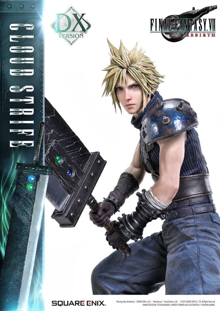 Final Fantasy VII Rebirth Masterline Statue 1/4 Cloud Strife Deluxe Ver. 68 cm   - Versand: 7 Tage nach Bestellung