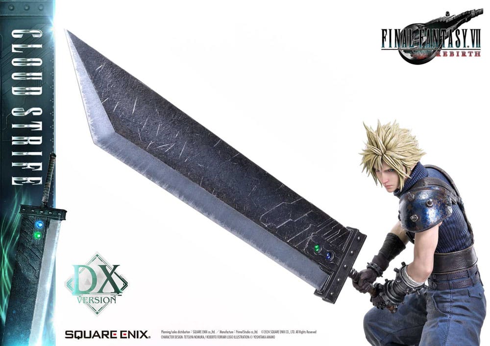 Final Fantasy VII Rebirth Masterline Statue 1/4 Cloud Strife Deluxe Ver. 68 cm   - Versand: 7 Tage nach Bestellung