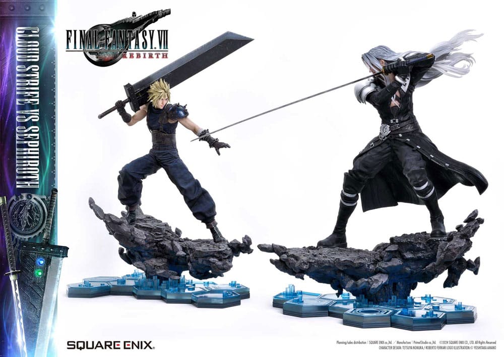 Final Fantasy VII Rebirth Masterline Statuen 2er-Pack 1/4 Cloud Strife vs Sephiroth 69 cm    - Preorder - ETA: 25.06.2026
