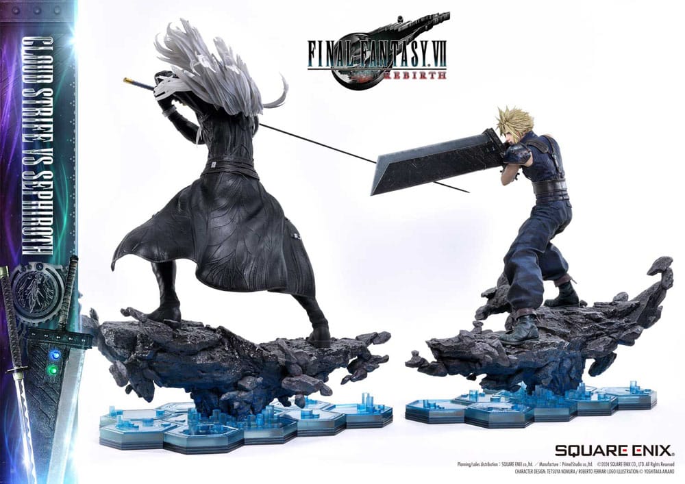 Final Fantasy VII Rebirth Masterline Statuen 2er-Pack 1/4 Cloud Strife vs Sephiroth 69 cm    - Preorder - ETA: 25.06.2026