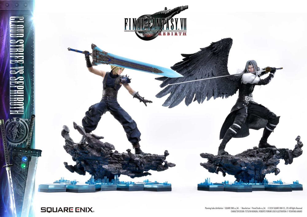 Final Fantasy VII Rebirth Masterline Statuen 2er-Pack 1/4 Cloud Strife vs Sephiroth 69 cm    - Preorder - ETA: 25.06.2026