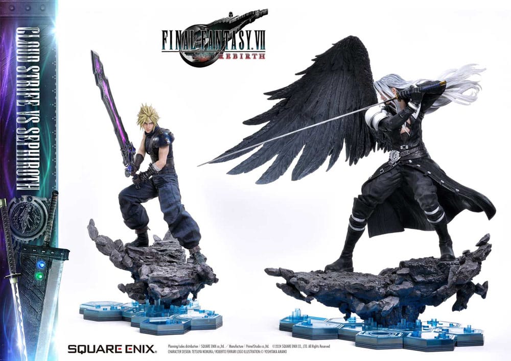Final Fantasy VII Rebirth Masterline Statuen 2er-Pack 1/4 Cloud Strife vs Sephiroth 69 cm    - Preorder - ETA: 25.06.2026