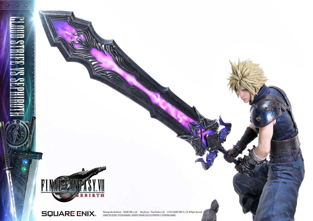 Final Fantasy VII Rebirth Masterline Statuen 2er-Pack 1/4 Cloud Strife vs Sephiroth 69 cm    - Preorder - ETA: 25.06.2026