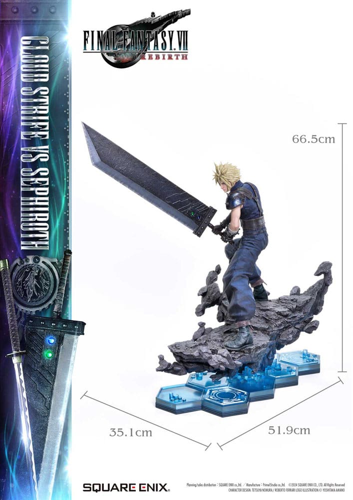 Final Fantasy VII Rebirth Masterline Statuen 2er-Pack 1/4 Cloud Strife vs Sephiroth 69 cm    - Preorder - ETA: 25.06.2026