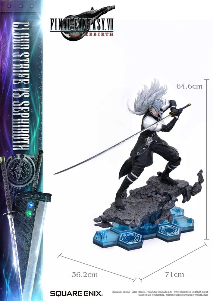 Final Fantasy VII Rebirth Masterline Statuen 2er-Pack 1/4 Cloud Strife vs Sephiroth 69 cm    - Preorder - ETA: 25.06.2026