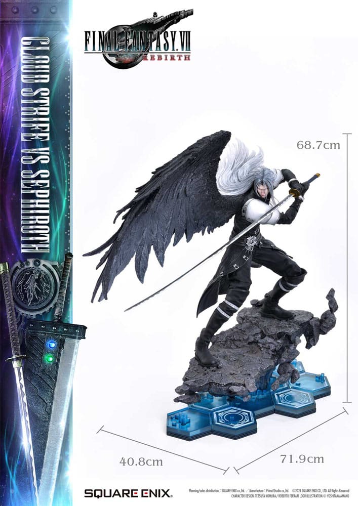 Final Fantasy VII Rebirth Masterline Statuen 2er-Pack 1/4 Cloud Strife vs Sephiroth 69 cm    - Preorder - ETA: 25.06.2026