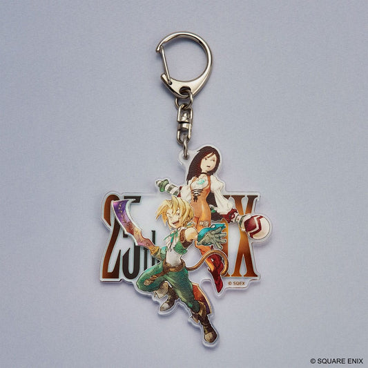 Final Fantasy IX Acryl-Schlüsselanhänger 25th Anniversary Zidane & Garnet  - Versand: 7 Tage nach Bestellung