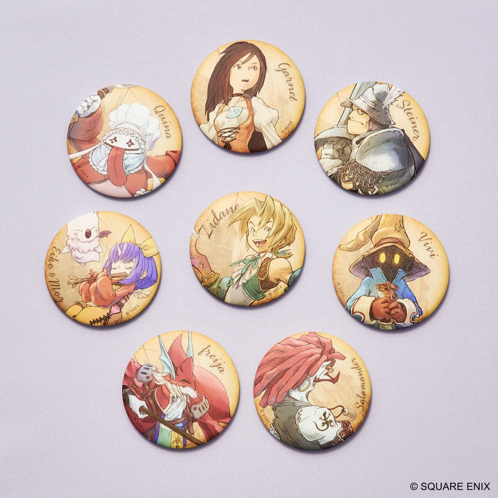 Final Fantasy IX Magnete 25th Anniversary Display (8)       - Versand: 7 Tage nach Bestellung