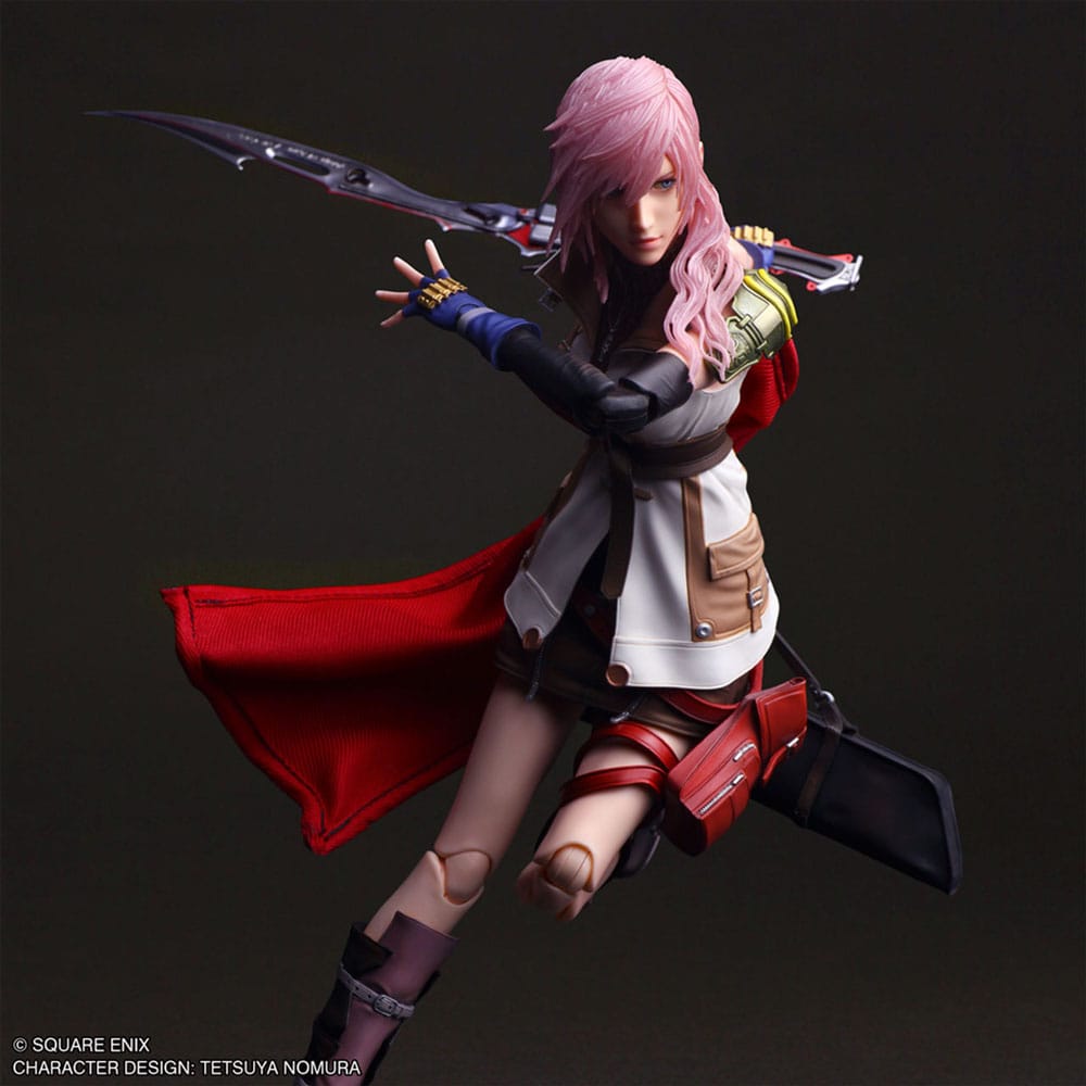 Final Fantasy XIII Play Arts Shin Actionfigur Lightning 26 cm   - Versand: 7 Tage nach Bestellung