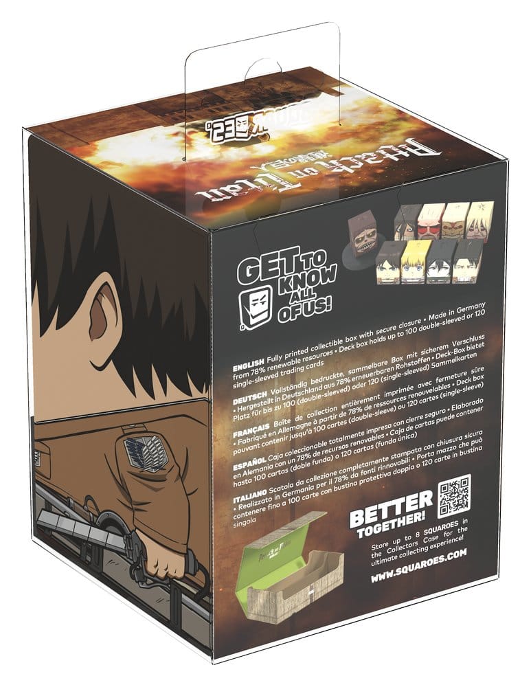 Squaroes Squaroe Attack on Titan AOT001 - Eren Jäger - Versand: 7 Tage nach Bestellung