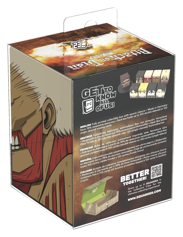 Squaroes Squaroe Attack on Titan AOT007 - Armored Titan - Versand: 7 Tage nach Bestellung