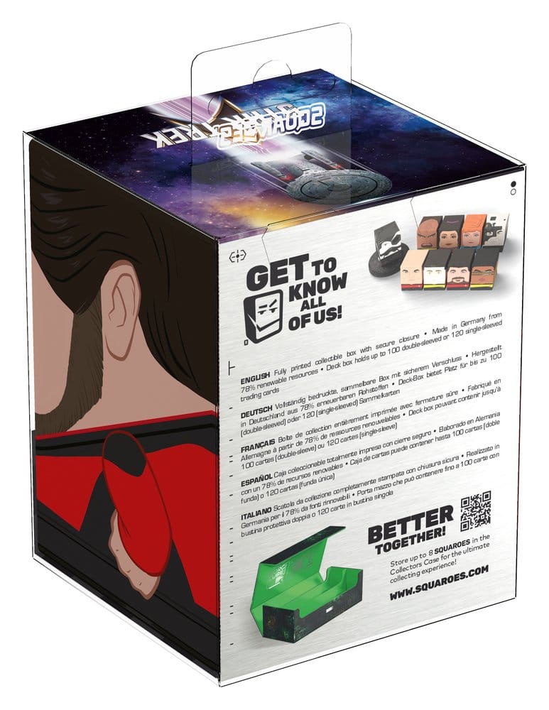 Squaroes Squaroe Star Trek: The Next Generation ST021 - William Riker - Preorder - ETA: 13.10.2026